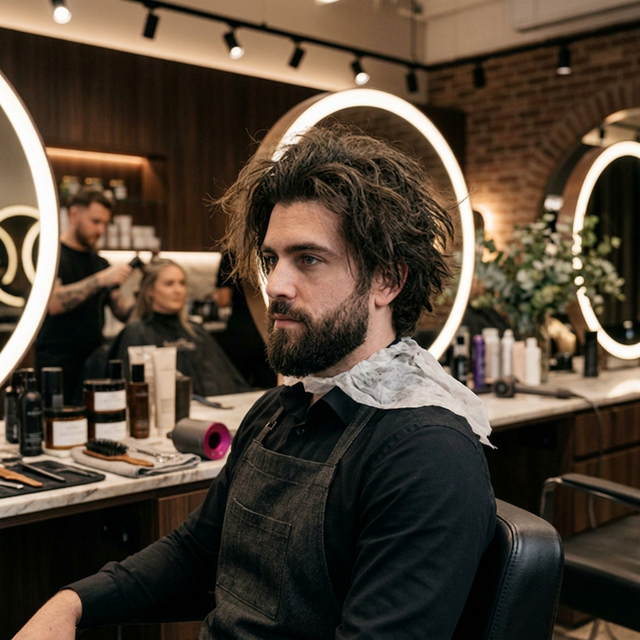 Before Man Undercut Bun