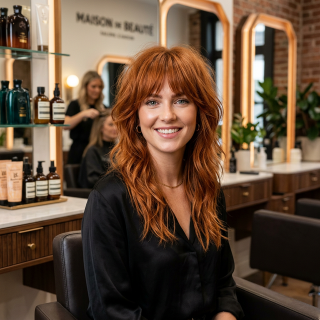 Hairstyle Copper Shag