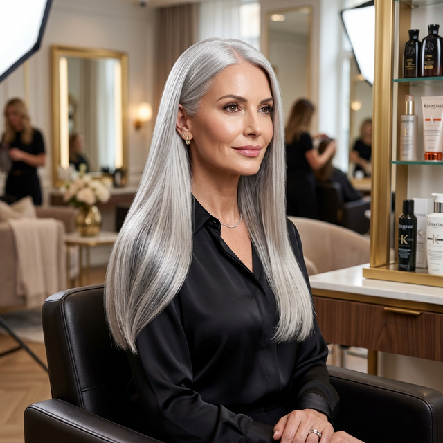 Hairstyle Silver Sleek