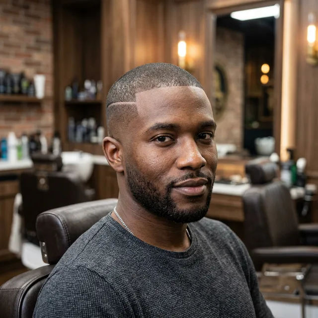 Man Buzz Cut