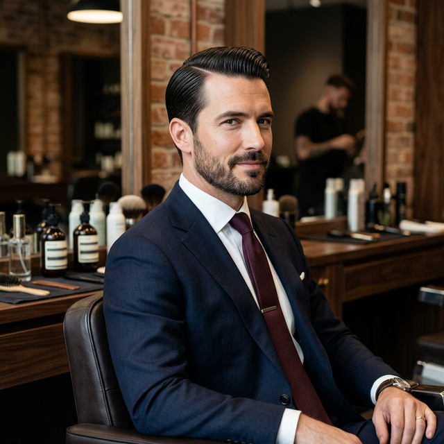 Man Classic Side Part